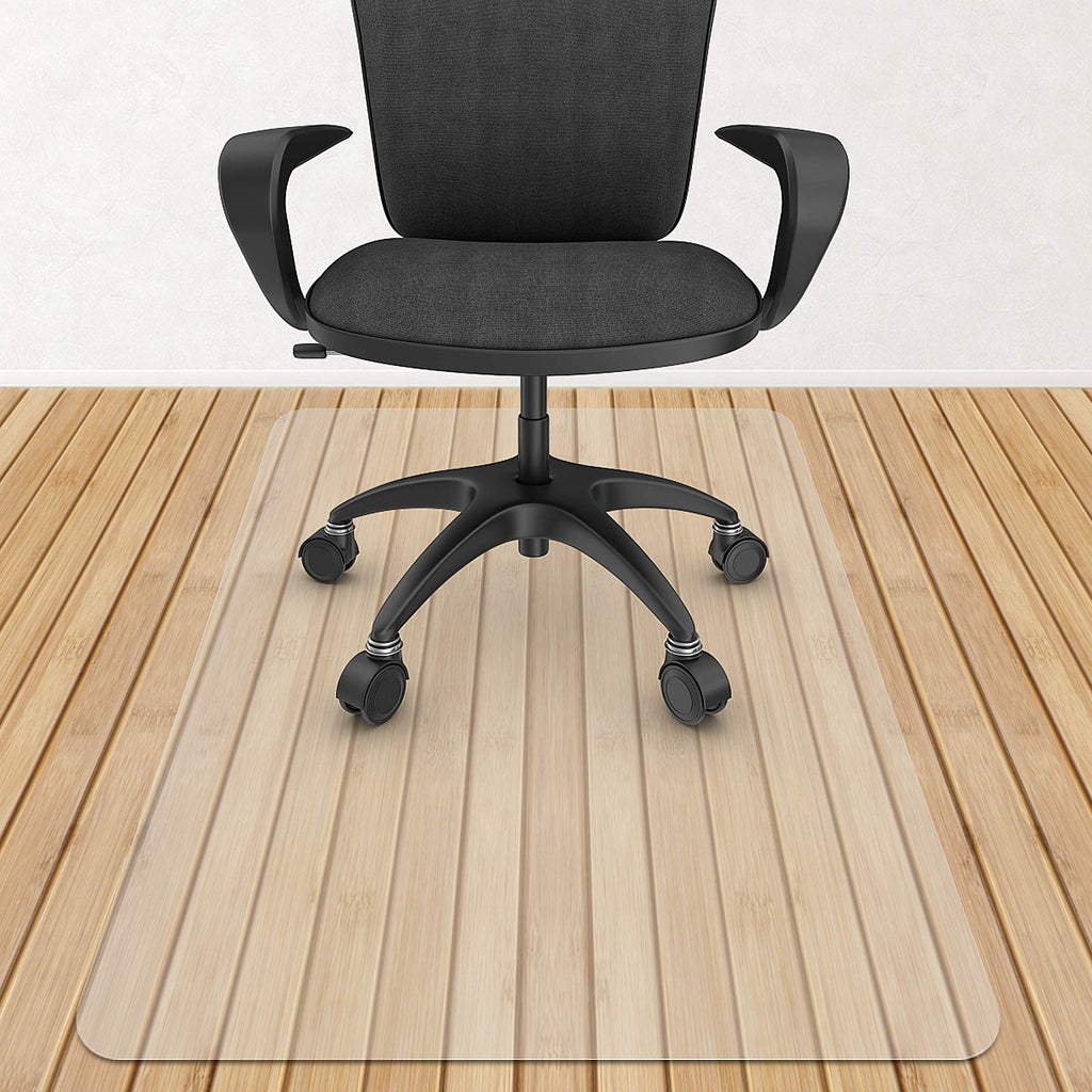 Azadx Chair Mat for Hardwood Floor 36" x 48" Office Chair Mat for Hardwood Floors 2mm PVC Slip Resistant Heavy Duty Floor Protector Computer&Desk Chair Mats for Rolling Chairs