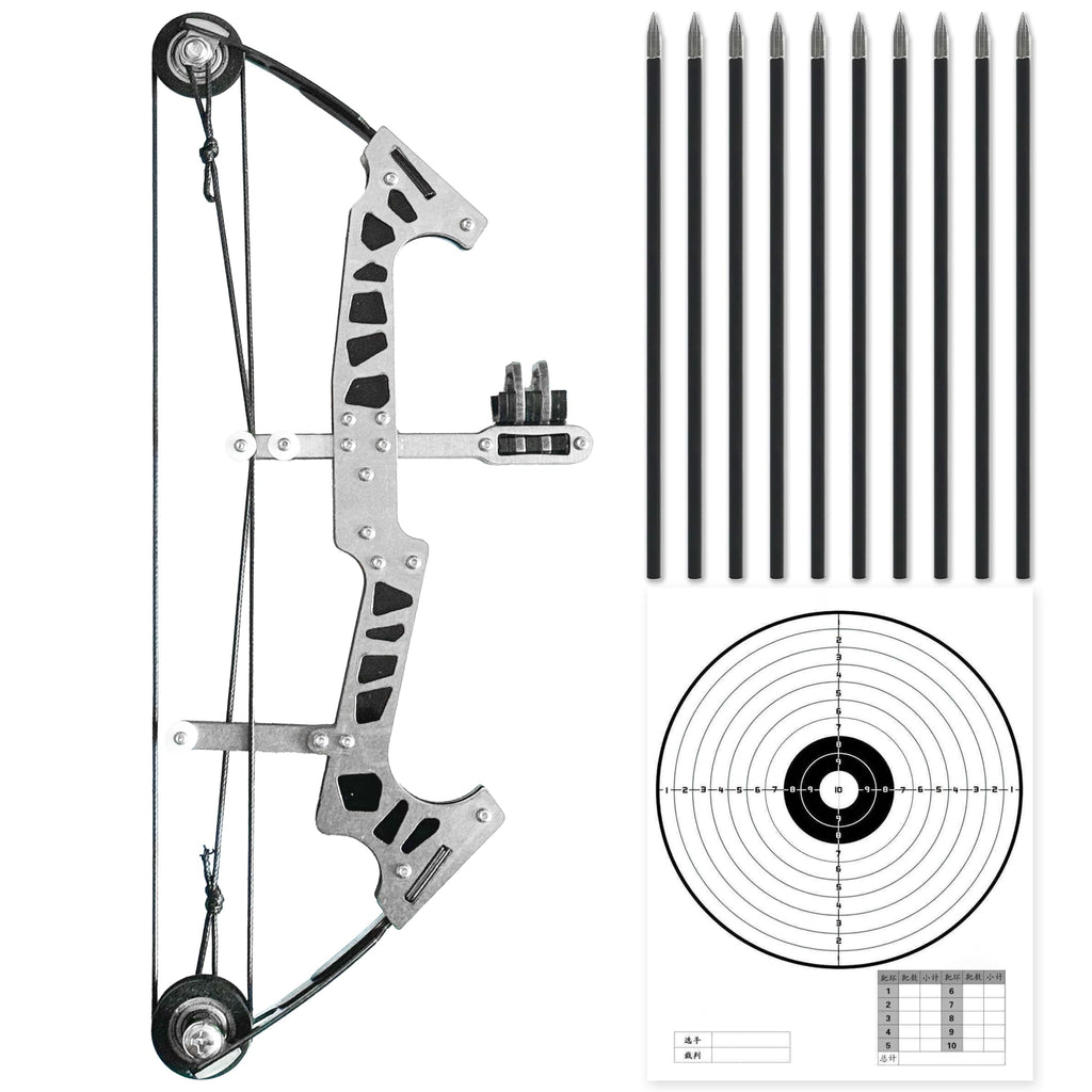 Archery Bow Set Compound Bow Stainless Steel Training Bow Outdoor Sports Hunting Cool Stuff Professional Competition
