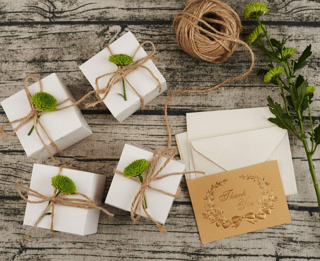 MESHA Gift Boxes 3x3x3'' 1600 Pack White, Small Cardboard Gift Box with Lids Bridesmaid Proposal Gifts Box, Gift Boxes Bulk for Present, Bridal, Wedding, Party, Groomsmen, Cupcake Box