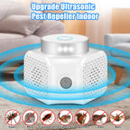 Jahy2Tech Mice Repellent Indoor Rodent Repellent Ultrasonic Plug in 4-in-1 Ultrasonic Pest Repeller Ultrasonic Mouse Repellent with Strobes Light Squirrel Repellent Indoor Attic Houses Garages Barns