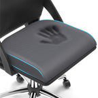 TranquilRelax Large Seat Cushion，Soft Foam Cushion for Long Sitting Hours on Office Chair, Home & Car, Non-Slip Chair Pad for Relieving Back & Sciatica & Hip & Coccyx Pain (Grey)
