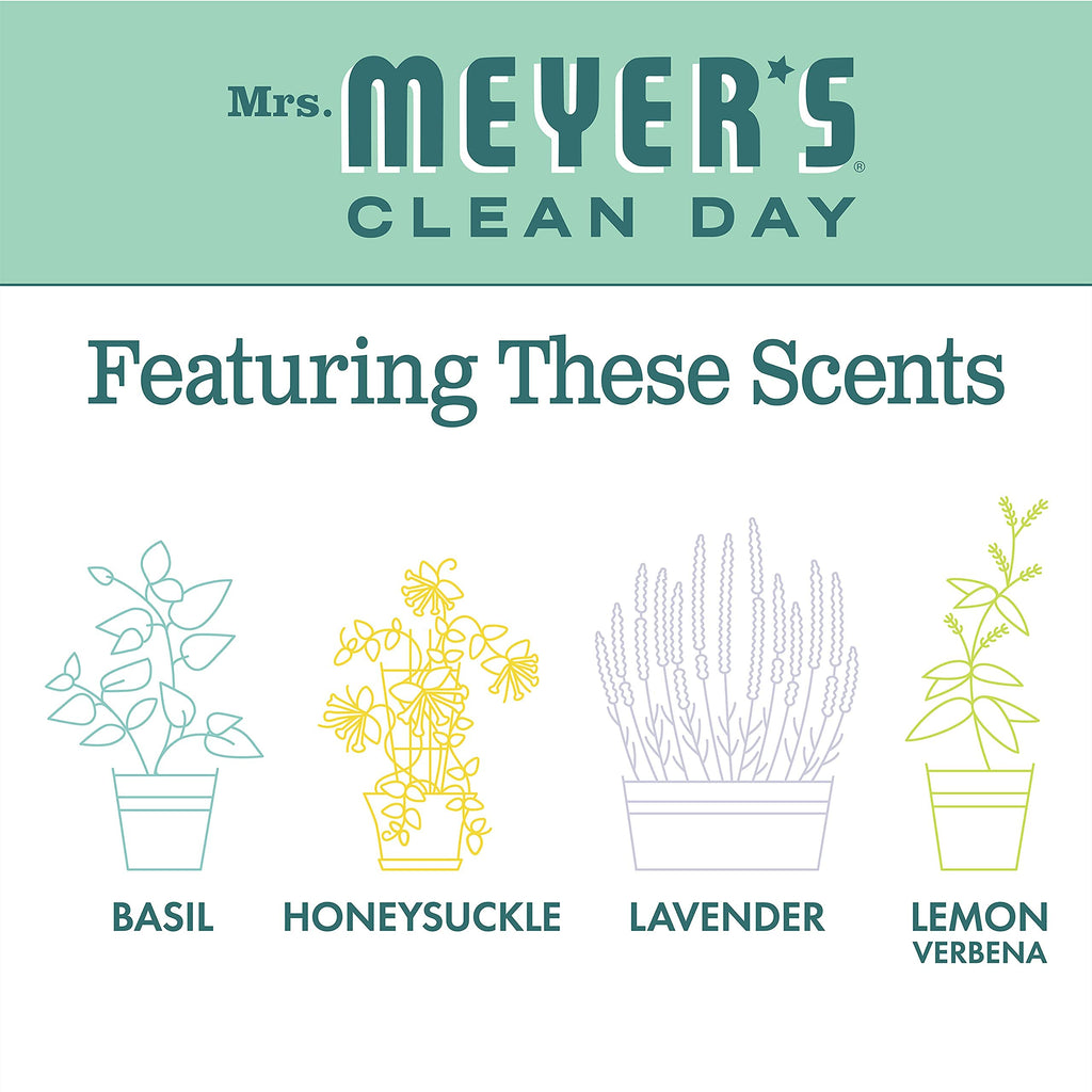 MRS. MEYER'S CLEAN DAY Liquid Hand Soap Mint, 12.5 oz (Pack - 3)