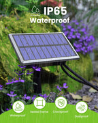 RAINTPOINT Solar Automatic Drip Irrigation Kit System,Solar Garden Watering System with 100% Anti-Siphoning Device, Easy DIY Plant Watering Devices with 6 Timing Modes for 10-15 Potted Plants