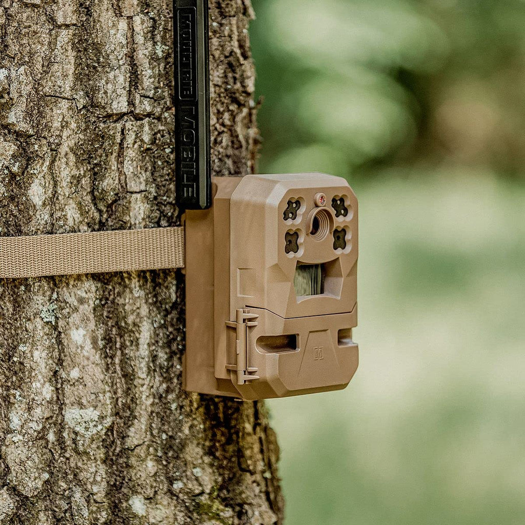 Moultrie Edge Cellular Trail Camera - Auto Connect - Nationwide Coverage - HD Video-Audio - Built in Memory - Cloud Storage - 80 ft Low Glow IR LED Flash