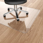 Warmstar Clear Office Chair Mat for Hardwood Floors, 36"x48" Plastic Floor Mat Heavy Duty Rolling Mat for Desk Chairs, No Curling, Suitable for Wood & Tile Floors in Office & Home