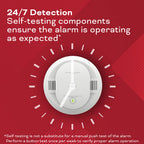 Kidde Smoke & Carbon Monoxide Detector, AA Battery Powered, LED Warning Light Indicators, 1 Pack