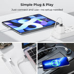 USB to USB C Adapter,USBC Female to USB A Male Adapter,Type C Converter Charger for iPhone 17 17e Pro Max,16 15,Apple Watch iWatch S11 S10 SE,AirPods 3,iPad mini Air,Samsung Galaxy S25 S26