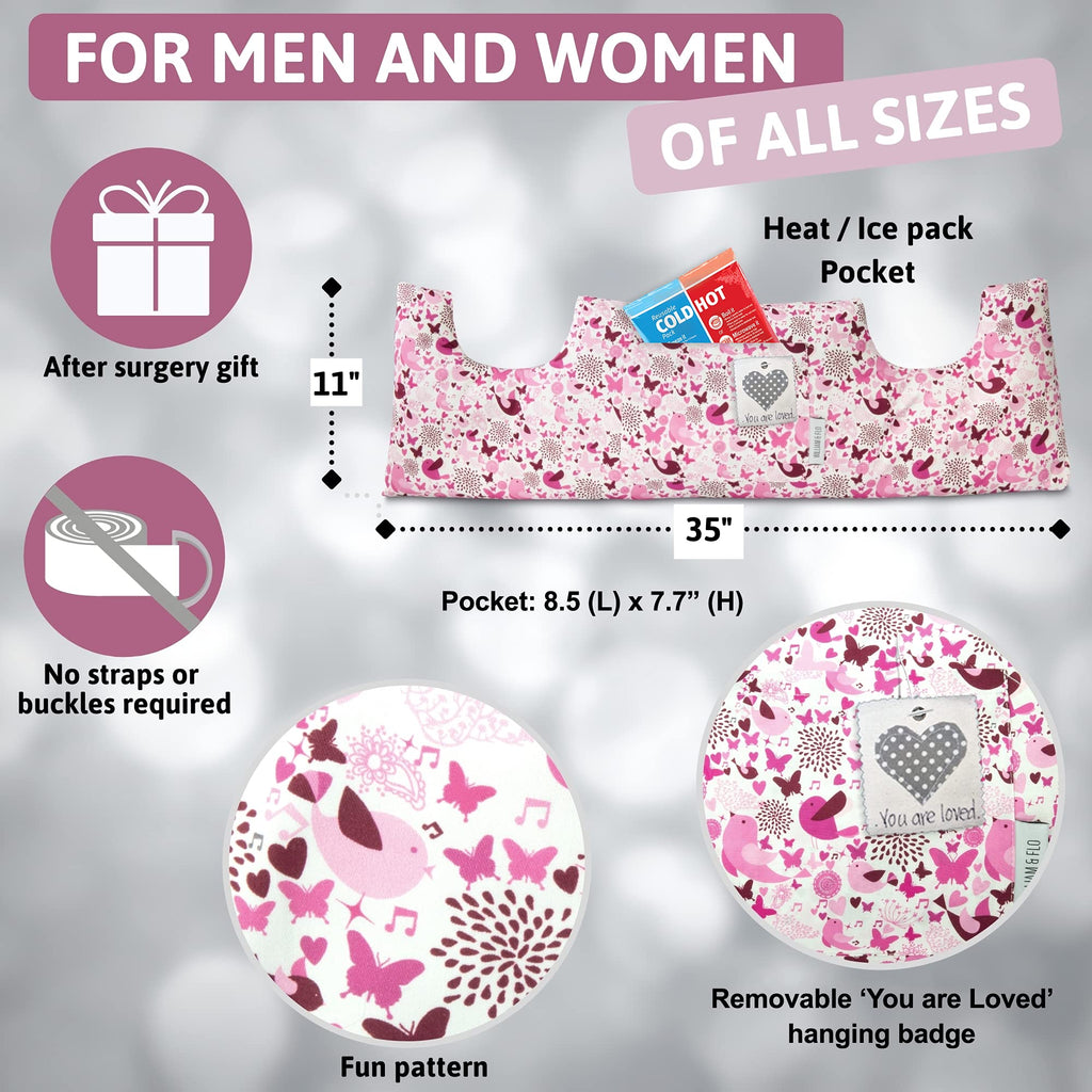Double Mastectomy Pillow After Breast Cancer Surgery Recovery, Heart Pillow For After Heart Surgery Gifts Mastectomy Patients, Breast Pillows For Sleeping, Lumpectomy Pillow, Chest Open Pillow, Birds