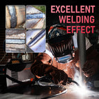YESWELDER 135A MIG Welder, 110V Flux Core Gasless MIG/Lift TIG/Stick 3-in-1 Synergic Control LED Display Welding Machine, Bonus Flux Core Wire