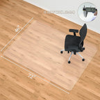Naturei Office Chair Mat for Hard Floors, 46” x 72” Large Floor Protector Mats, Easy Rolling Desk Chair Mat for Hardwood, Clear, Easy to Clean (Rectangle)