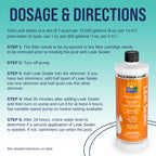 Lo-Chlor Leak Sealer - No Need to Drain Pool Water, Easily Fix a Leak Pool Leak Sealer - Hot Tub Leak Sealer Works in 24 Hours to Fix a Leak Spa and Hot Tub, Fast Acting Pool Leak Repair (32oz)