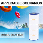 Wowreed Pool Filter Cartridge Compatible with Jandy cs150, PXST150, X-Stream 150, CCX1500RE, CC1500RE, C-8316, FC-1286, 150 sq. ft, 1 Pack