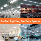 Konideke 8 Pack 24 inch F17T8/841 17 Watts Light Bulb, 2 Foot Straight Fluorescent Tube T8 Tube Light, 4100K Cool White 1400 Lumen G13 Medium Bi-Pin Cap 8 Count