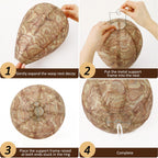 DECYOOL 6 Pack Paper Wasp Nest Decoy Hanging Wasp Nest Stay Away from Wasps Hornets Yellow Jackets(Mixed Color)