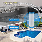 AmiBron C-7483 Pool Filter Cartridge Replaces Hayward SwimClaer C3030, C3025, C3020, C580E, Compatible with Hayward CX580XRE, Pleatco PA81-PAK4, Filbur FC-1225 FC-6425, 4 Pack