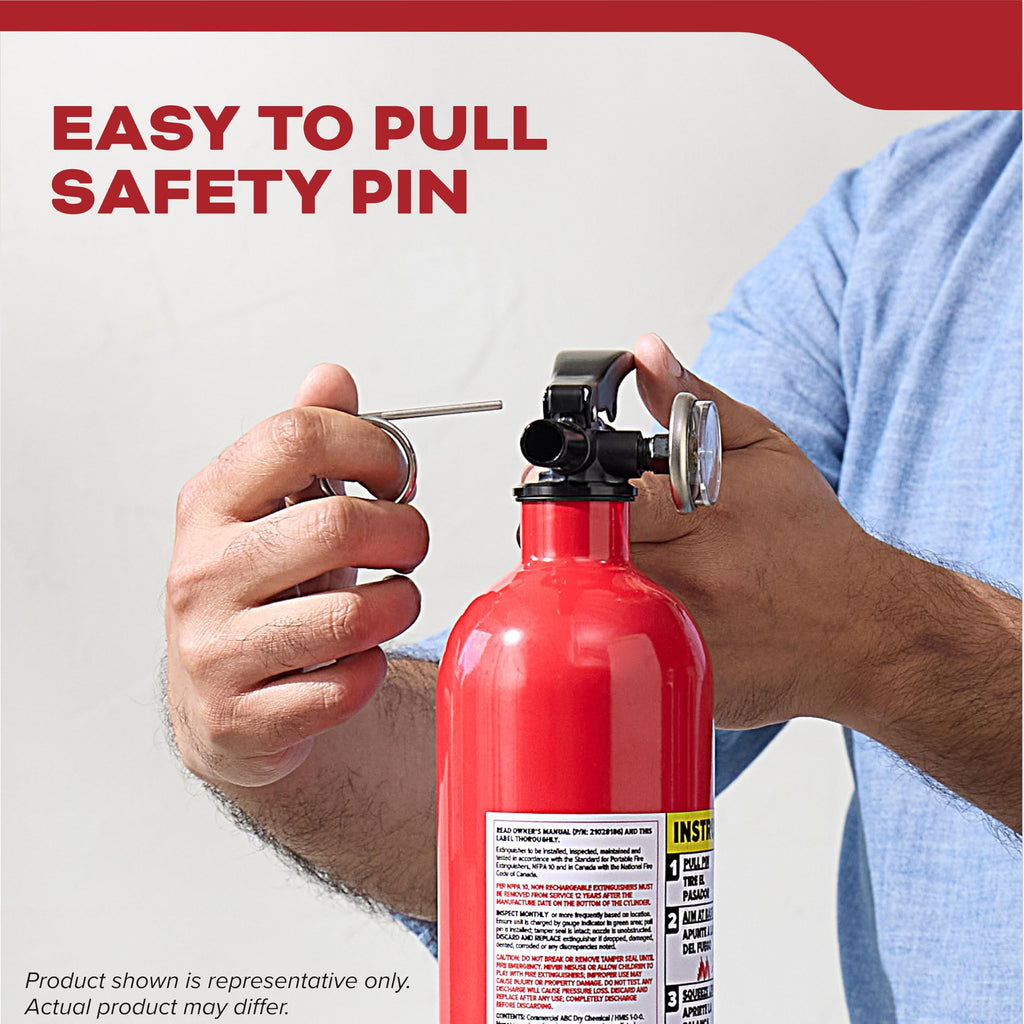 Kidde Mariner PWC Marine Fire Extinguisher for Boats, 5-B:C, 3.3 Lbs., Coast Guard Approved, Mounting Bracket (Included), White