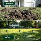 Mole Repellent Solar Powered, 8 Pack Snake & Skunk Repellent for Yard, Ultrasonic Mole Stakes for Lawns, IP65 Waterproof Gopher Repellent to Get Rid of Gopher, Vole, Chipmunk and Groundhog for Farm