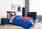 Jay franco Disney Nightmare Before Christmas Moonlight 7 Pc Jay franco Queen Bed Set-Includes Reversible Comforter&Sheet Set-Features Jack&Sally-Super Soft Fade Microfiber-(Official Disney Product)