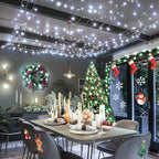 KNONEW 403ft 1000 LED String Lights Outdoor Christmas Lights 8 Modes & Timer Fairy Light Plug in Waterproof LED String Lights for Xmas Yard Tree Wedding Party Holiday Decorations (Cool White)