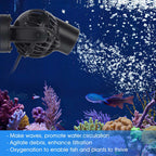 hygger Aquarium Wave Maker Circulation Pump, 1320 GPH Ultra-silence Fish Tank Powerhead with Strong Magnet Suction Base for Freshwater or Saltwater Fish Tank, 360° Rotating Submersible Water Pump