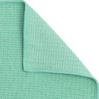 Shandali Stickyfiber Hot Yoga Towel - Silicone Backed Yoga Mat-Sized, Absorbent, Non-Slip,  24" x 72"  Bikram, Gym, and Pilates (Jade-Green, Standard)