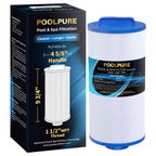POOLPURE PLF4CH-24 Spa Filter Replaces Pleatco PGS25P4, Unicel 4CH-24, Filbur FC-0131, 20254-238, SD-00004, PAS-1217, 12519, AK-9004, SD-01103, Gatsby 25, 25 sqft Filter Cartridge 1 Pack