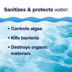 HTH Spa 86134 Clear Chlorinating Sanitizer, Spa & Hot Tub Chemical Controls Bacteria and Algae, 2.25 lbs