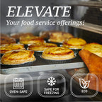 Spare Essentials (120 Pack) 5" Aluminum Pie Pans 5 Inch, Mini Pie Tins Disposable, 5 Inch Aluminum Foil Pie - Individual Pie Pans perfect for Baking, Storing & Reheating Pot Pies Small Pie Tins