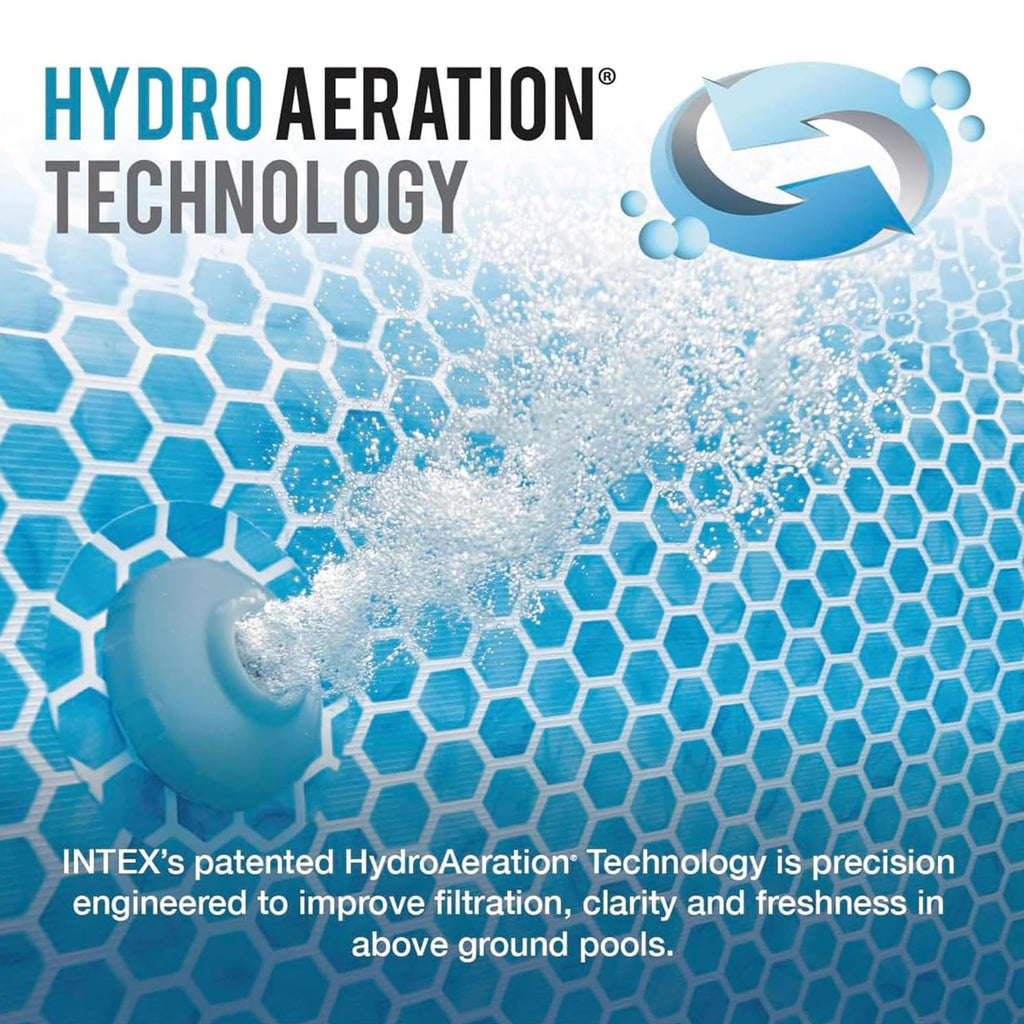 Intex Krystal Clear Saltwater Pool Chlorine System for Above Ground Pools up to 15,000 Gallons, Pool Cleaner with Automatic Timer and Self Cleaning