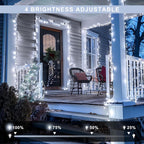 JMEXSUSS 168FT 600 LED White Christmas Lights Outdoor Waterproof with Remote Indoor Christmas String Lights Cool White Christmas Tree Lights Plug in for Room Wedding Holiday Christmas Decorations