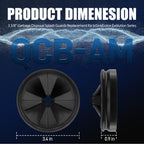 3 3/8" Garbage Disposal Splash Guard Sink Baffle QCB-AM Replacement for InSinkErator Evolution Series, Upgraded Funmit Removable Quiet Collar Drain Plugs, Garbage Disposer Accessories, Black