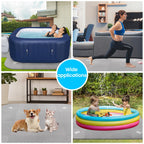 ZOMOFEW 1/2" Thickness 85IN Hot Tub Mat for Inflatable Tub,Hot Tub Pad Foundation, Upgraded Thickened Eva Foam Padding for Outdoor Hot Tubs (Square-Shaped)