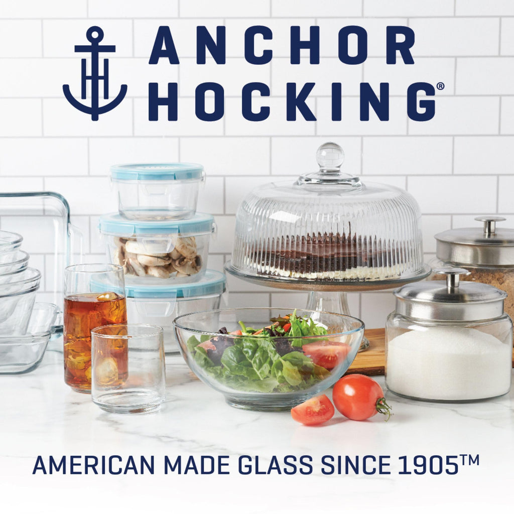 Anchor Hocking Batter Bowl, 2 Quart Glass Mixing Bowl