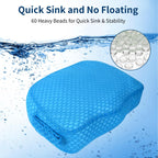 Hot Tub Booster Seat, Weighted SPA Booster Seat Cushion for Adults, 3D Air Mesh Inflatable Hot Tub Seat Accssories with Non-Slip Micro Dot Bottom,Indoor or Outdoor Quick Dry Hot Tub Pillow