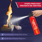 Ougist Fire Extinguisher for Home 620ml 2 Count,Can Prevent Re-lgnition,Best Suitable for Vehicle The House Car Truck Boat Kitchen Water-Based Fire Extinquishers