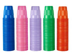 Lilymicky 500 Pack 3 oz Plastic Cups, Disposable Party Cups, Bathroom Cups in Assorted Colors Can Be Used As Tasting Cups, Party Tumblers, Jelly Party Shot Cups, and Dental Cups