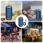 Avokadol Bug Zapper Outdoor Indoor, 18W Bulb Mosquito Zapper with 6.5 FT Power Cord, 4200V High Powered Fly Trap Indoor for Home, Mosquito Trap Cover 2100 SQ.FT. -Ideal for Backyard, Garden, Patio.