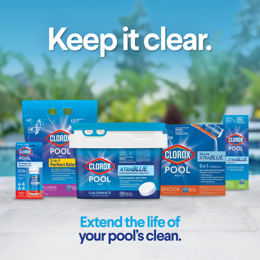 Clorox® Pool&Spa™ Swimming Pool 2-in-1 Perfect Balance, Maintains Balanced pH and Alkalinity Levels, 8LB (Pack of 1)
