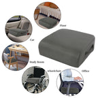 MABOZOO Extra Thick Chair Cushions,Office Chair Booster Seat Cushion to Raise Seat Height for Pain Relief,18 x 16 x 6 inch Non Slip Memory Foam Thick Cushion with Carry Handle（Dark Grey）