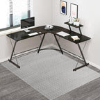 Azadx Office Chair Mat for Carpet Desk Chair Mat for Carpeted Floors Large Floor Mat for Office Chair on Low, Standard and No Pile Carpeted Floors Durable Carpet Protector Mat (51x 63'' Rectangle)