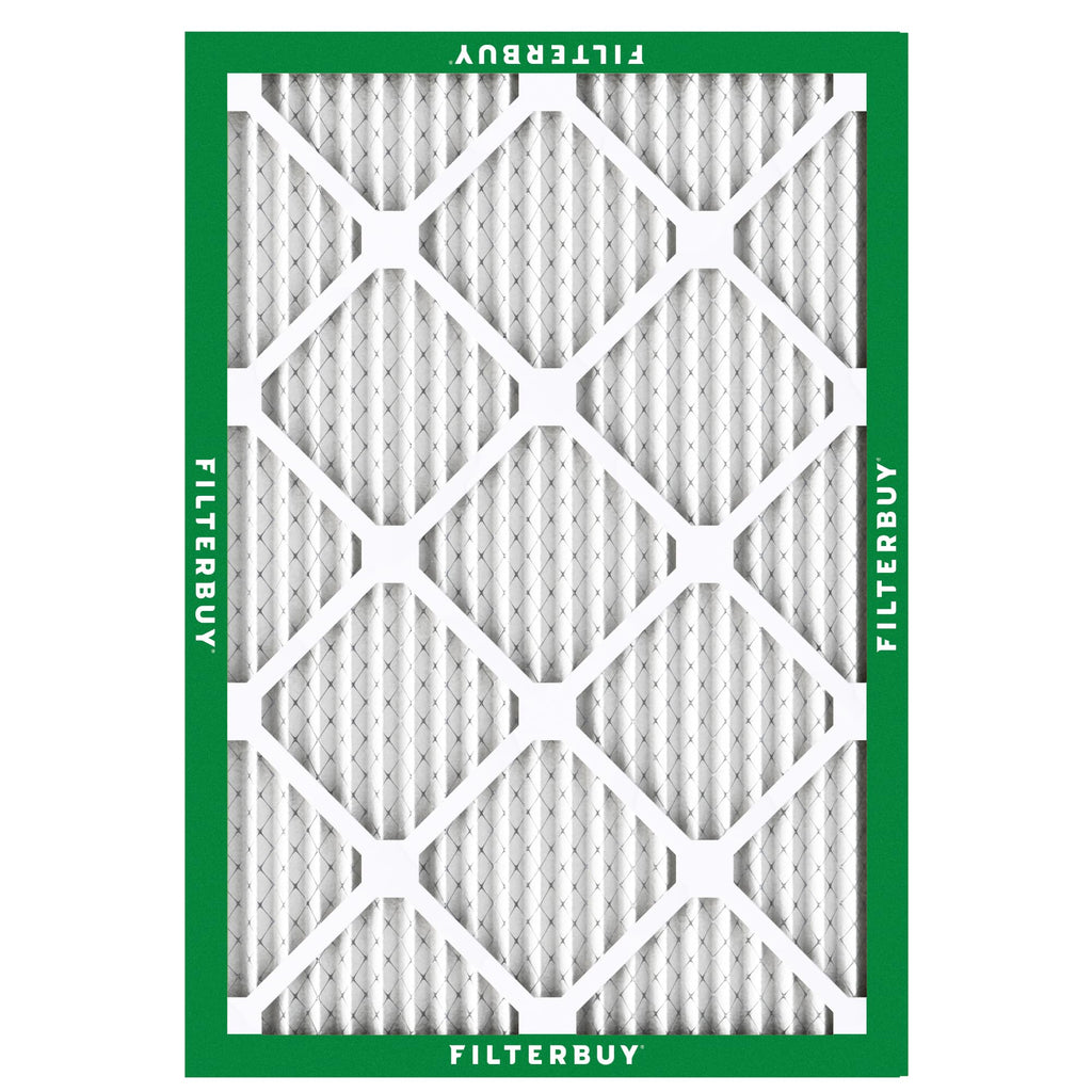 Filterbuy 16x20x1 Air Filter MERV 8 Dust Defense (4-Pack), Pleated HVAC AC Furnace Air Filters Replacement (Actual Size: 15.50 x 19.50 x 0.75 Inches)