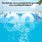 Funmit 42002-0024S Stack Flue Sensor Replacement for Pentair Sta-Rite MasterTemp Max-E-Therm Pool and Spa Heater Electrical System SR200 SR333 SR400