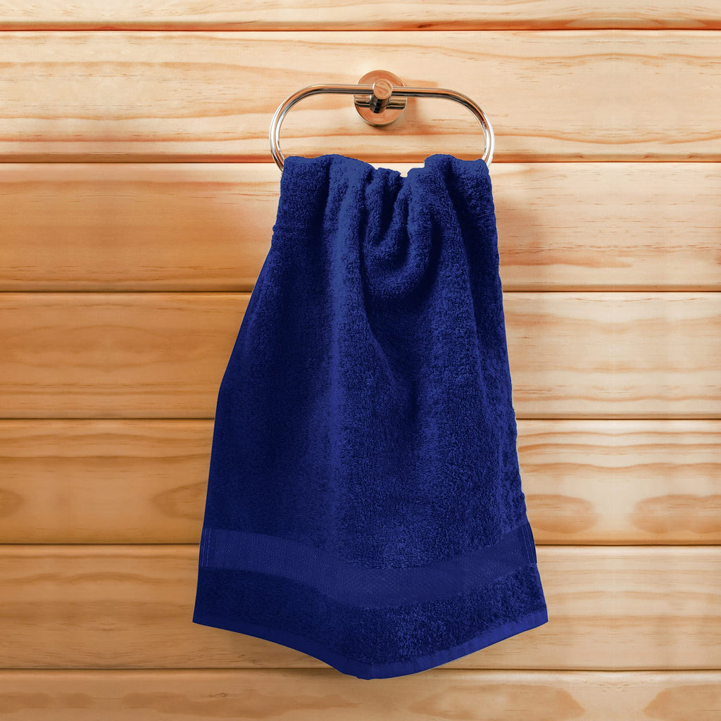 Utopia Towels - Salon Towel, Pack of 24 (Not Bleach Proof, 16x27 Inches) Highly Absorbent Cotton Towels for Hand, Gym, Beauty, Hair, Spa, and Home Hair Care, Royal Blue