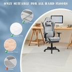 Office Chair Mat for Hard Wood Floors, Clear Floor Mat for Rolling Chairs, Heavy Duty Wood/Tile Floor Protectors for Home Office, Anti-Slip, Easy to Clean（47"x35"with Lip）