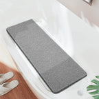 Joyhalo Shower Mats for Showers Anti Slip for Elderly, 47'' x 16'' Non Slip Bath Mat for Inside Shower, Bath Tub Mats for Bathroom Non Slip for Shower, PVC Loofah Bathroom Mats, Grey