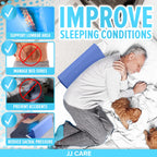 JJ CARE Bed Wedges & Body Positioners - 23.6 Inch, 30 Degree Curved Body Positioning Wedge Pillow for Side Sleeping, Foam Wedge Pillow for Bed Ridden with Pillow Case