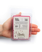Shortie's Candle Company Rose Petals Wax Melts Bulk Pack - Formula 117-4 Highly Scented 3 Oz. Bars (12 Oz. Total) - Made with Natural Oils - Flower & Floral Air Freshener Cubes Collection