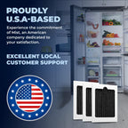 FRESH Paultra Refrigerator Air Filter Replacement for Frigidaire and Electrolux EAFCBF, Compatible with Paultra, PureAir Ultra, 242061001, 241754001 - (4 Pack) Air filter by MIST