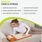 ProsourceFit Acupressure Mat and Pillow Set for Back/Neck Pain Relief and Muscle Relaxation