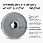 THE JOLIE FILTERED SHOWERHEAD with Shower Filter System- High Pressure Showerhead, Hair and Skincare Accessory to Improve Beauty and Personal Care Routine (New Modern Chrome)